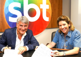 Cleber Machado e Daniela Beyruti