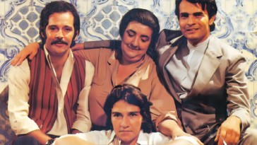 Irmãos Coragem - Cláudio Cavalcanti, Cláudio Marzo, Tarcísio Meira e Zilka Salaberry