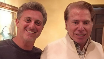 Luciano Huck e Silvio Santos