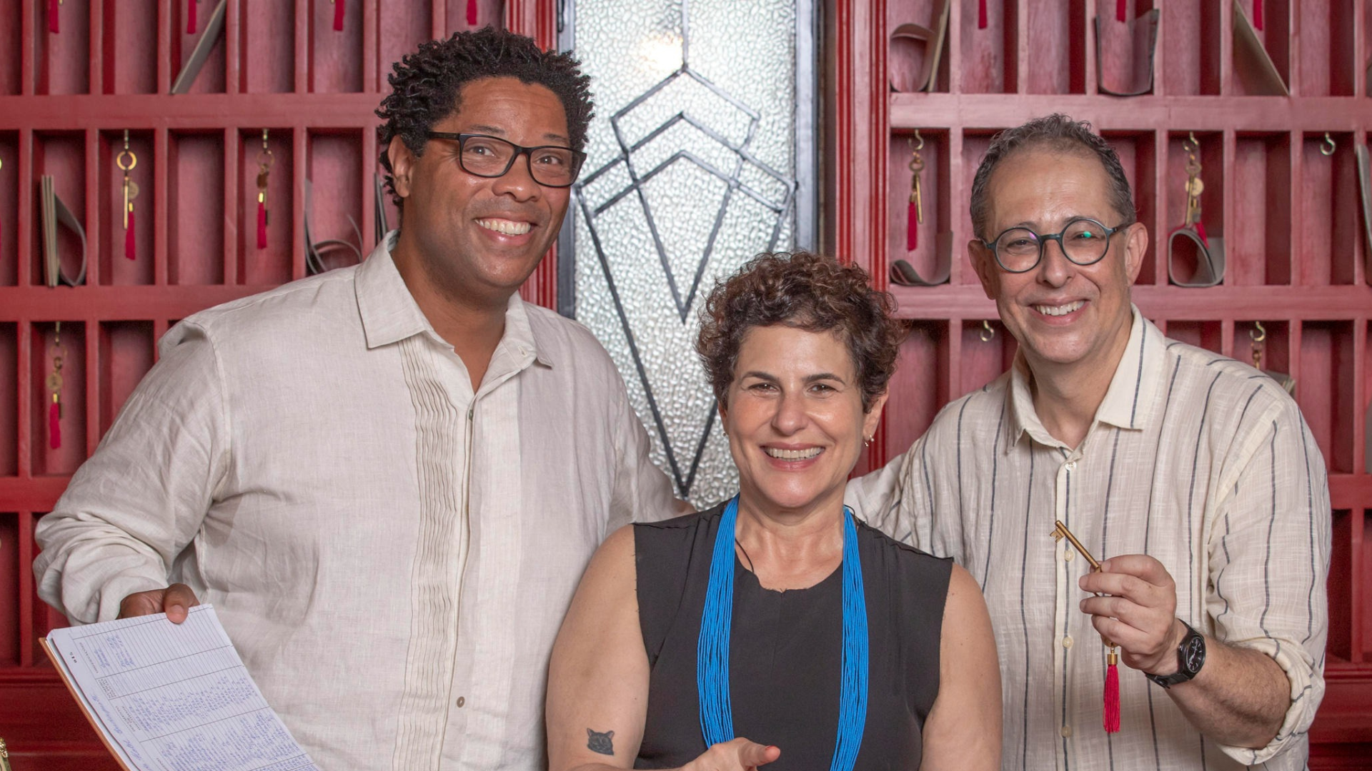 Duca Rachid, Elisio Lopes Jr e Júlio Fischer