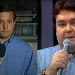 Fausto Silva e Roberto Cabrini