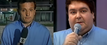 Fausto Silva e Roberto Cabrini